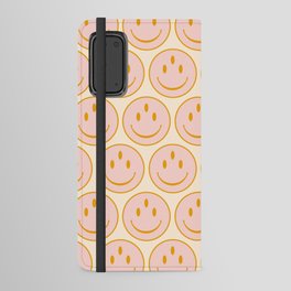 Abstraction_THREE_EYES_SMILY_HAPPY_JOY_POP_ART_1208A Android Wallet Case