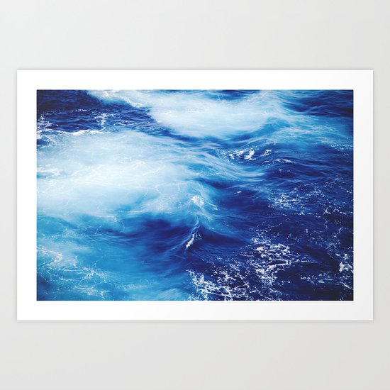 Blue Ocean Art Print