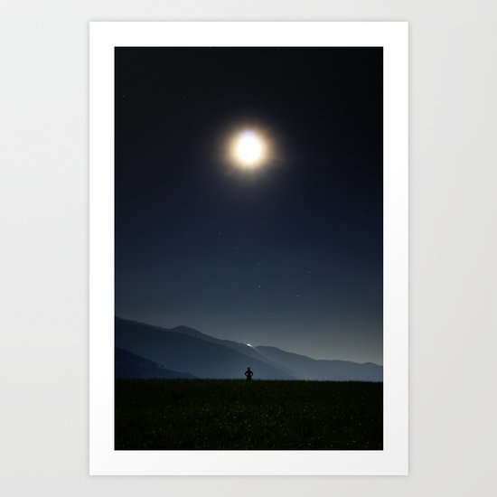 Full Moon Art Print