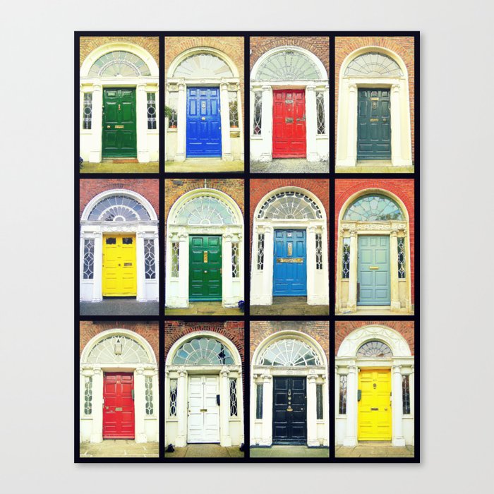 Dublin Doors  Canvas Print