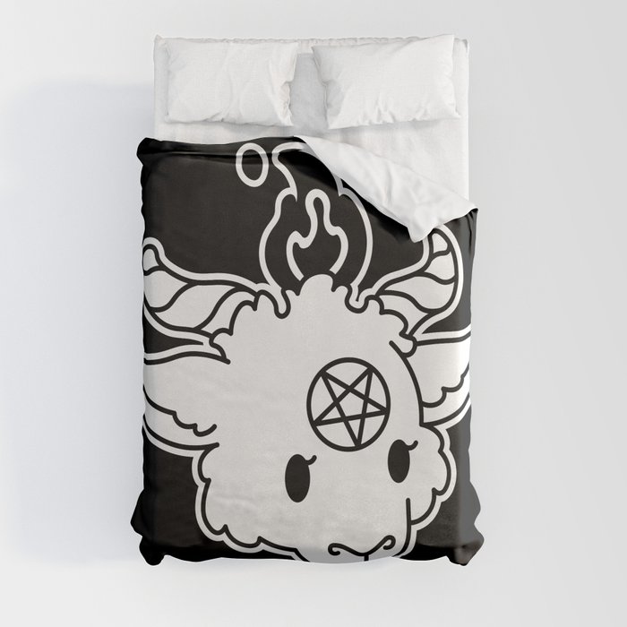 Silly Satan Duvet Cover