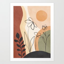 Plant Life Design 9 Art Print