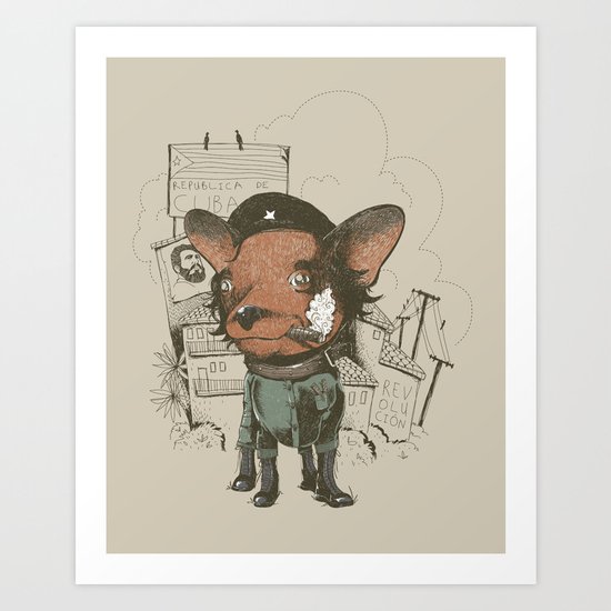Che huahua Art Print
