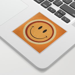 Retro Smile Sticker