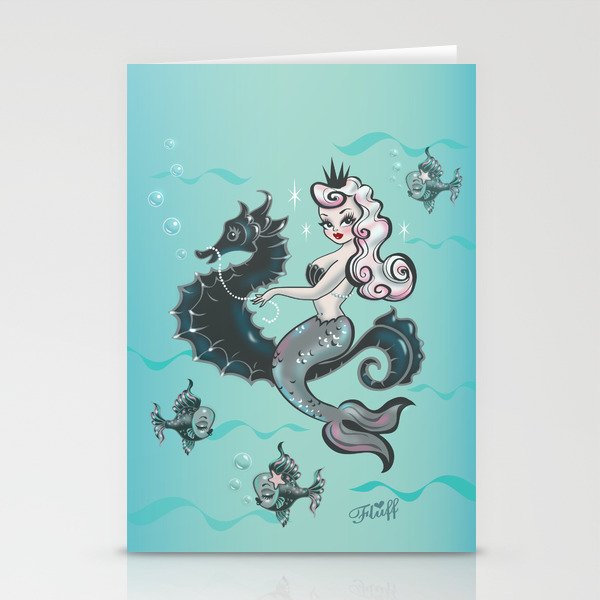Pearla on Seahorse Stationery Cards