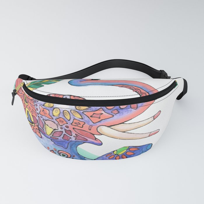 The Happy Elephant - Turquoise Fanny Pack