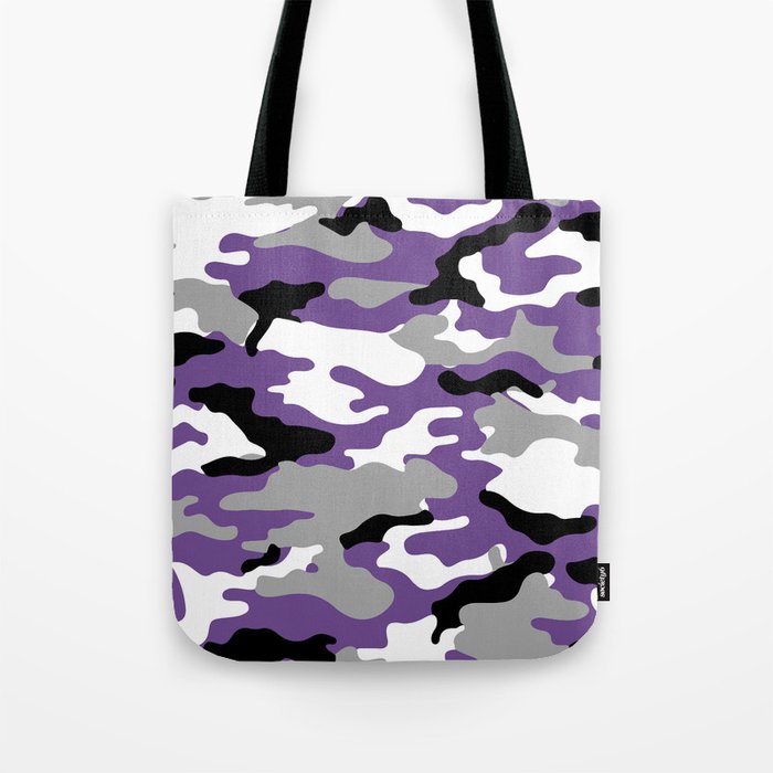 Military Camo - Violet Tote Bag