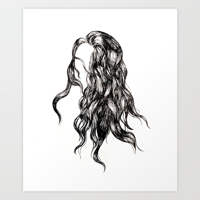 Hair Art Print