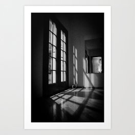 Behind that light 2 Art Print