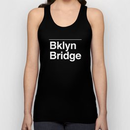 Brooklyn Bridge MTA Sign Tank Top