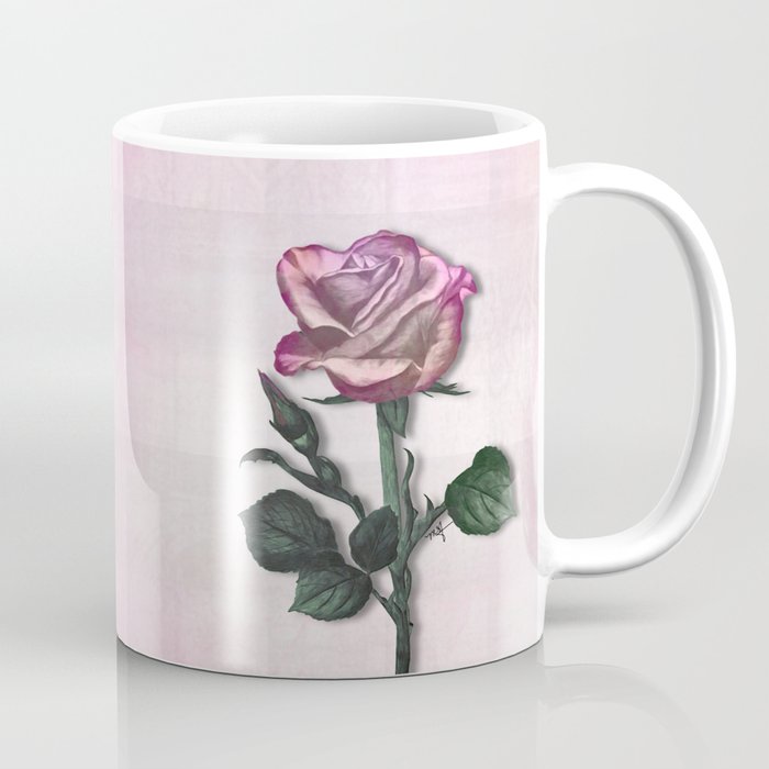 Pink Shimmering Rose Coffee Mug