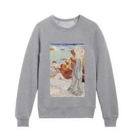 Maurice Denis Bathers, Pouldu beach (Baigneuses, plage du Pouldu) (1899) Kids Crewneck