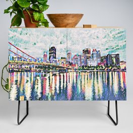 Pittsburgh View from North Shore Credenza