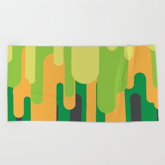Slime Beach Towel