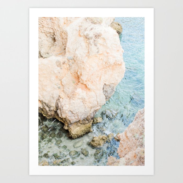 Lagos Coastline Art Print