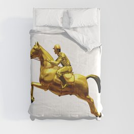 Horse Rider Gold Comforter