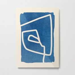 abstract minimal 57 Metal Print | Abstractface, Minimalist, Thingdesign, Line Art, Shape, Modern Art, Home Decor, Illustration, Geometry, Modern 