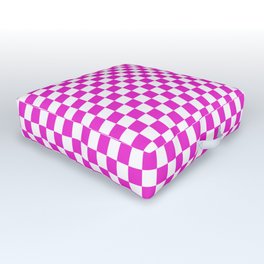 Checkered Checker Board Outdoor Floor Cushion