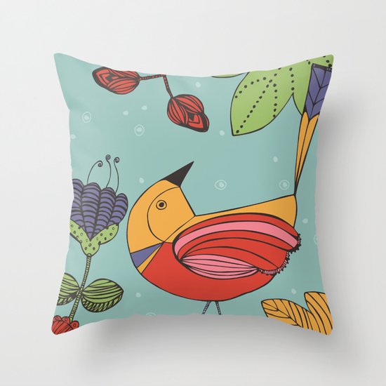 I like this place Throw Pillow