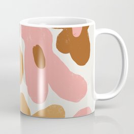 Organic abstract floral retro pattern Mug