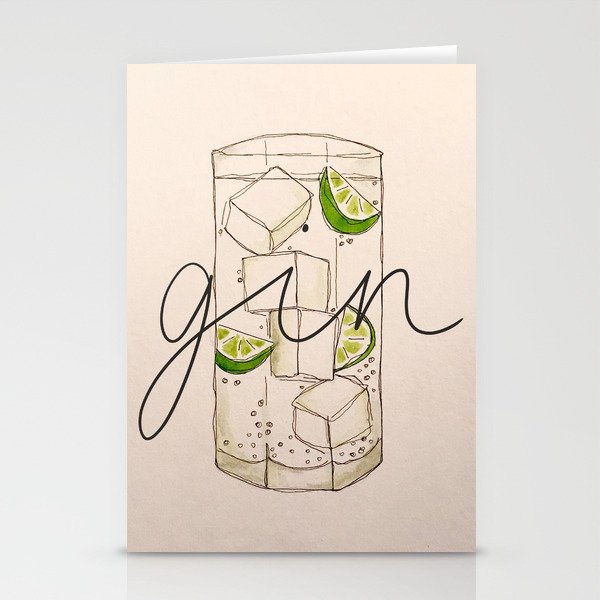 Gin Stationery Cards