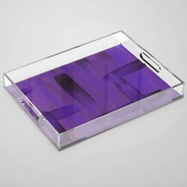 Purple on Purple Acrylic Tray