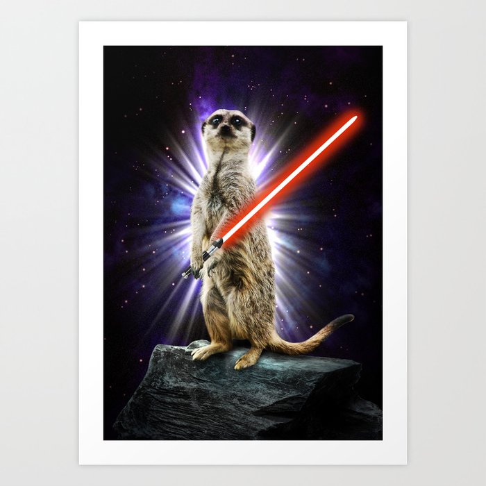 Meerkat Art Print