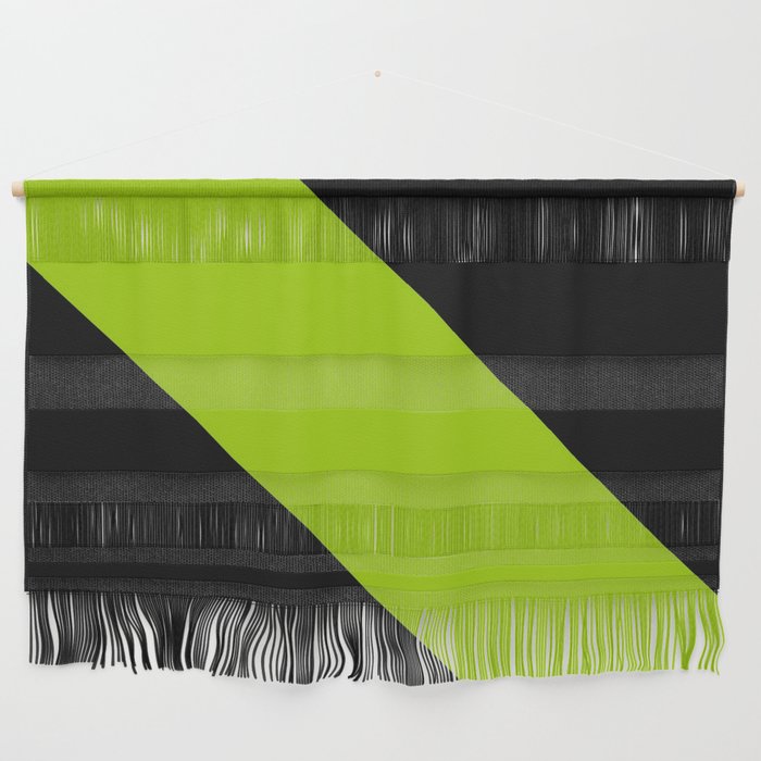 Oblique dark and green Wall Hanging