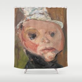 The White Hat (Le Chapeau blanc) - Chaim Soutine  Shower Curtain