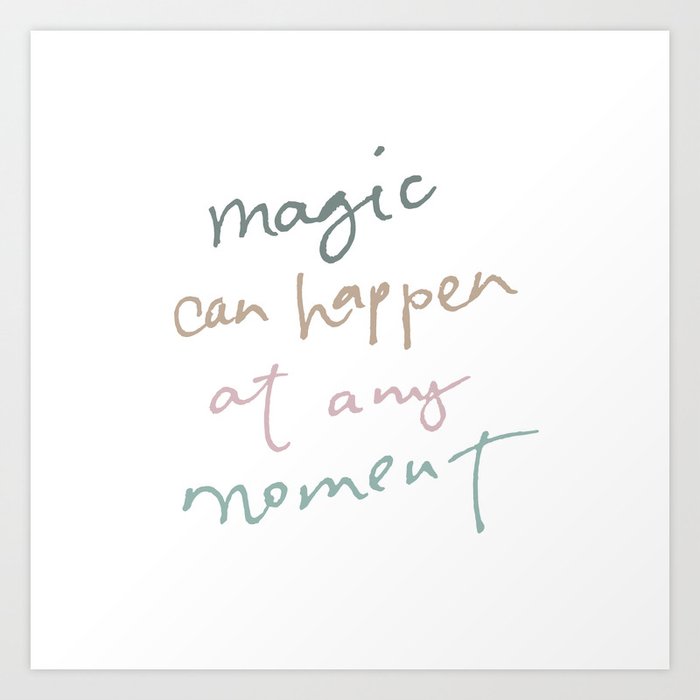 Magic Moments Art Print