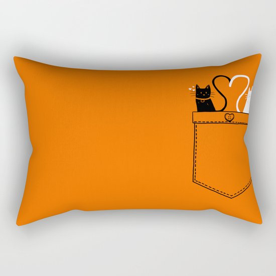 Po-Cats Love Rectangular Pillow