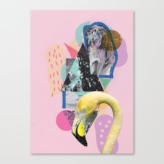 FLAMINGOLAND Canvas Print