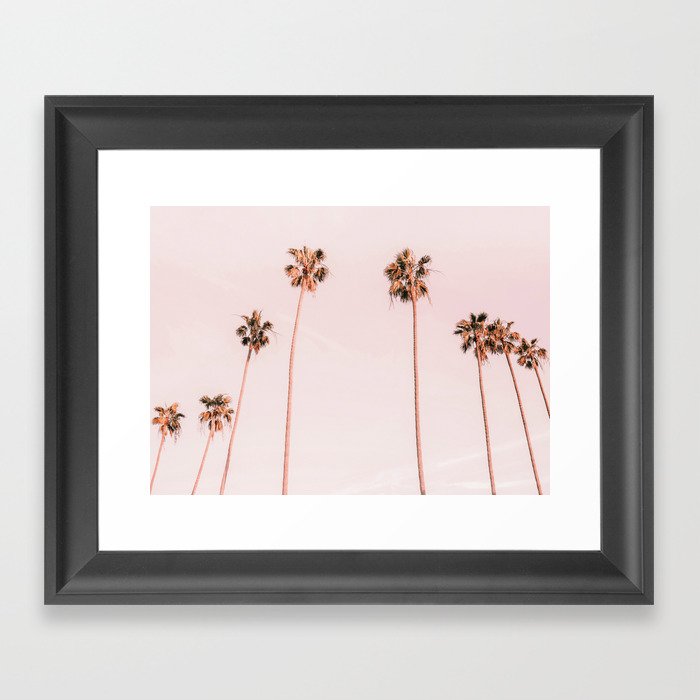 Summer Palms Framed Art Print
