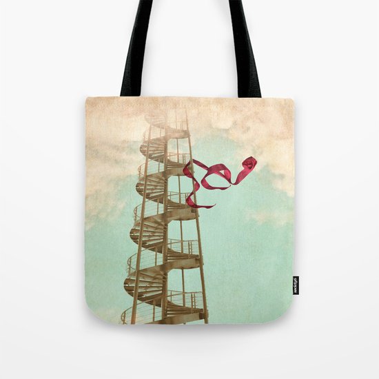 Stair way to nowhere Tote Bag