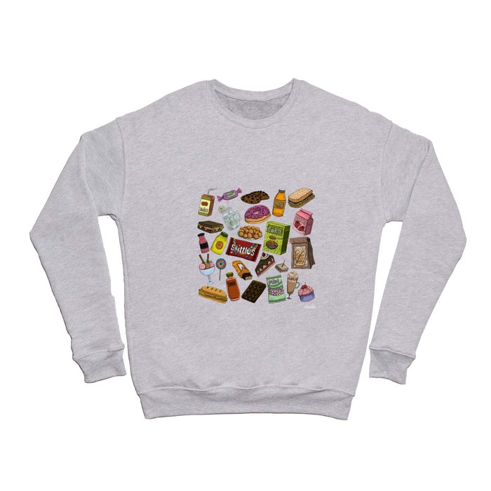 Food Doodles Crewneck Sweatshirt