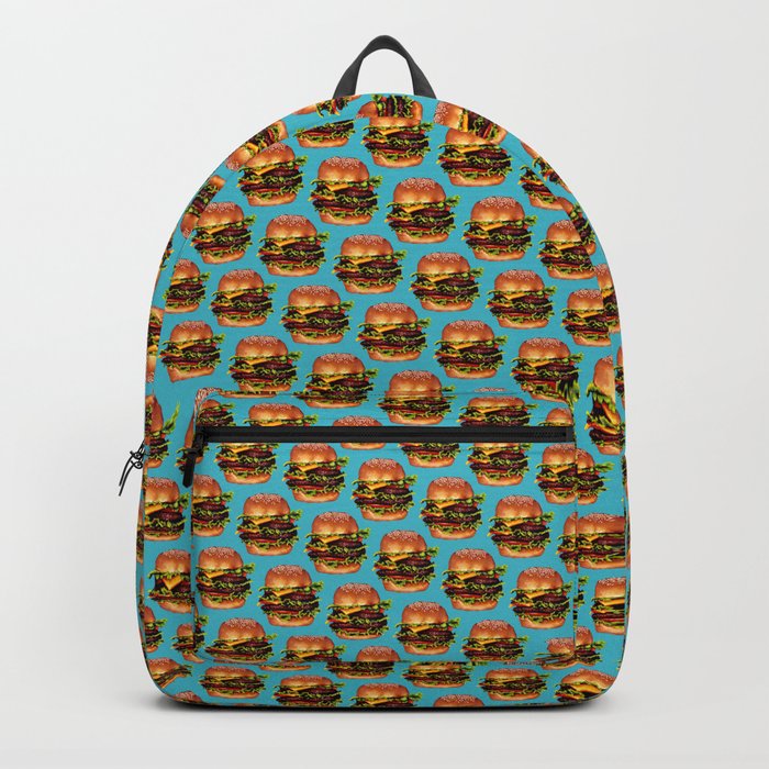 Cheeseburger Pattern Backpack