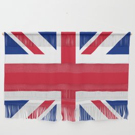 red white and blue trendy london fashion UK flag union jack Wall Hanging