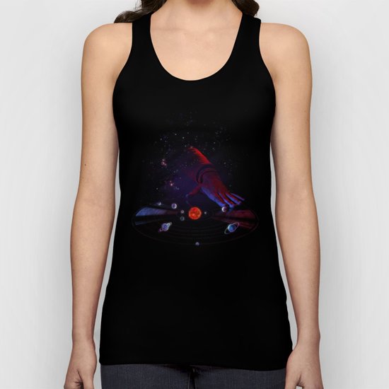 God is a DJ Unisex Tank Top