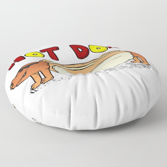 Hot Dog Floor Pillow