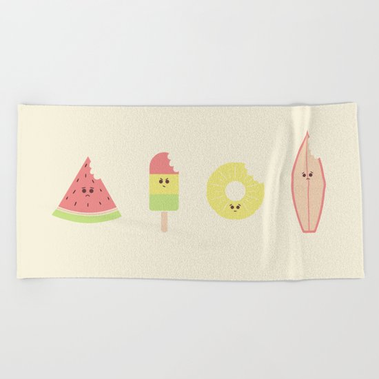 Summer Sucks Beach Towel