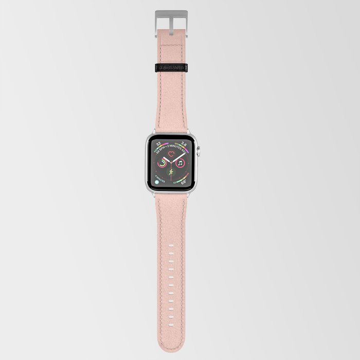 I Love Love - Jazz Age Coral pink color modern abstract illustration  Apple Watch Band
