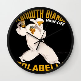 Vintage poster - Vermouth Bianco Wall Clock