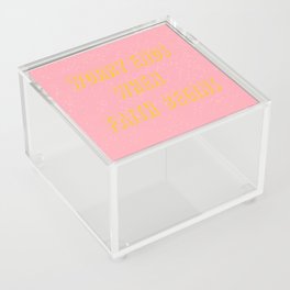 Firmament in pink Acrylic Box