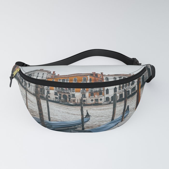 Venice Italy with gondola boats surrounded by beautiful architecture along the grand canal Fanny Pack