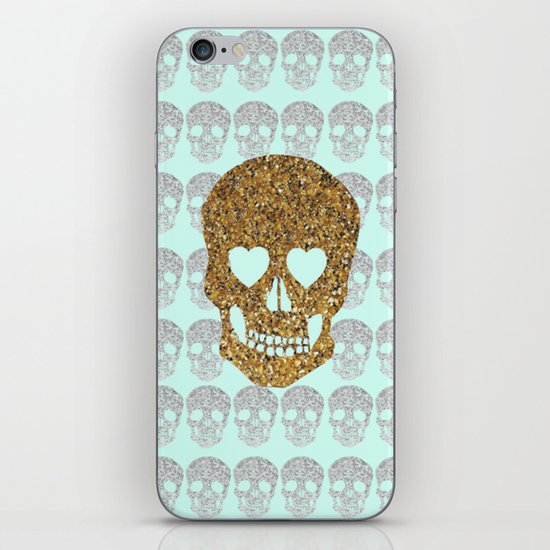 skulls & heartz;; iPhone & iPod Skin