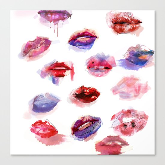 lipss Canvas Print