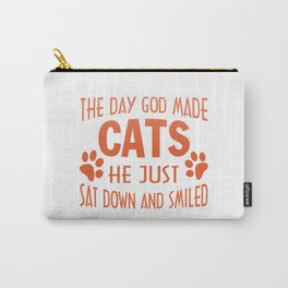 GOD MADE CATS Carry-All Pouch