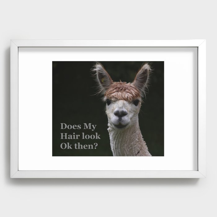 alpaca funny hair style Leggings for Sale by Vision4art by Conway
