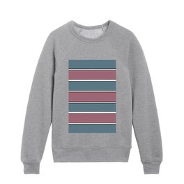 Multicolors Horizontal stripes 704 Kids Crewneck