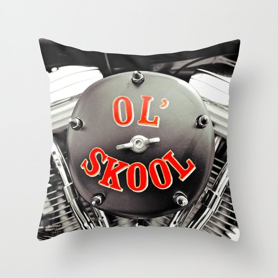 Ol' Skool Throw Pillow